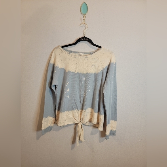 Hem and Thread tie dye tied semi crop sweater size Medium - Picture 6 of 10